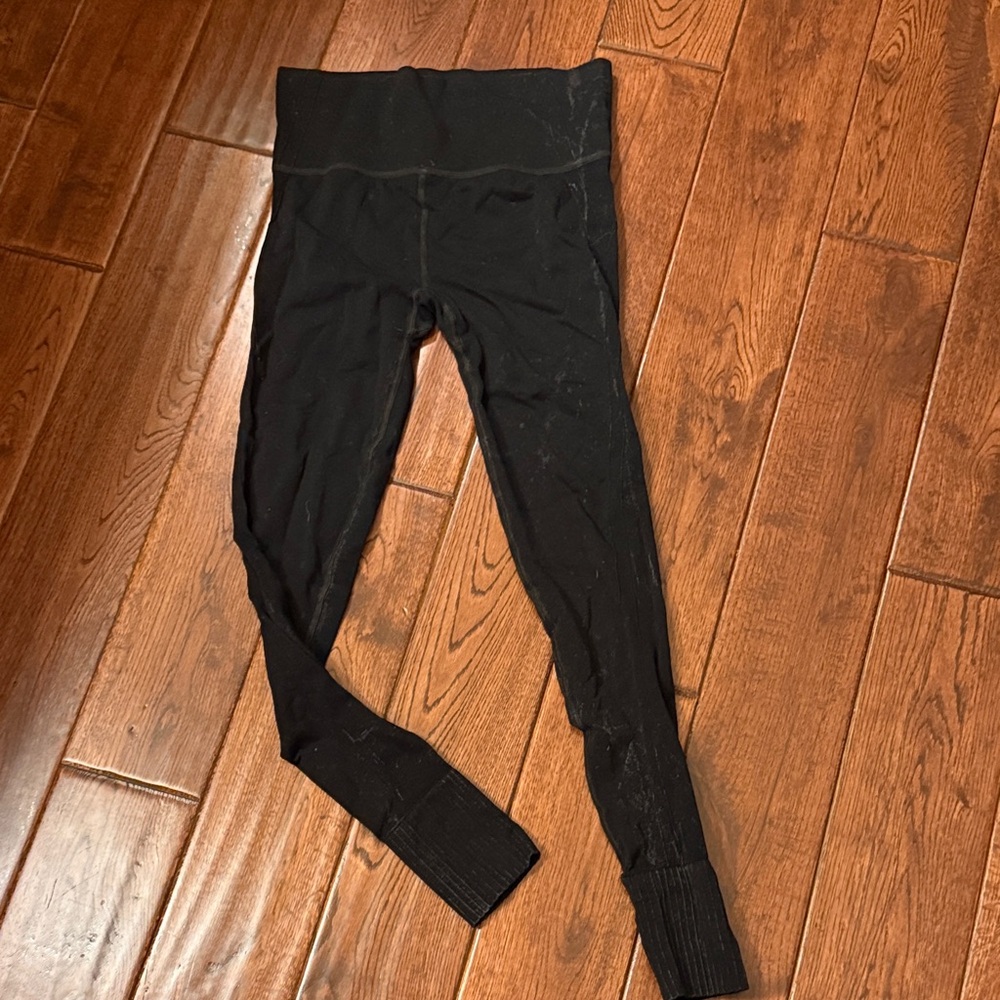 Anthropologie by daily practice Black High-Waisted Leggings xs